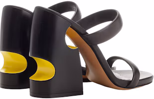 Shop (W) Off-White Pop Meteor Block Thong Mule 'Negro' OWIJ028S23LEA001-1018