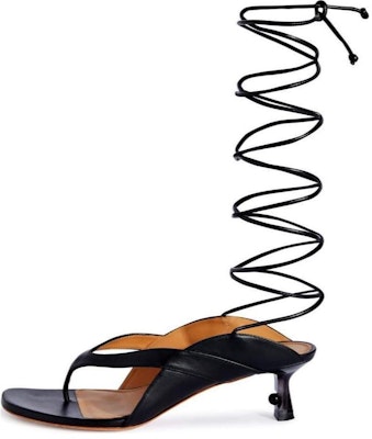 (Women) Off-White Roman Sandals 'Black Leather' OWIH057S24LEA0011009 Buy (Women) Off-White Roman Sandals 'Black Leather' OWIH057S24LEA0011009