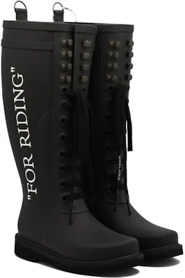 (W) OFF-WHITE乗馬用ラバーブーツ (黒) OWIA242F21PLA001-1001 Lookbook (W) OFF-WHITE乗馬用ラバーブーツ (黒) OWIA242F21PLA001-1001
