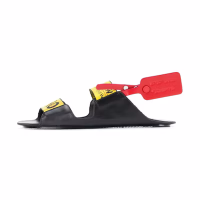 (W) Off-White Sandals 'Black Logo'