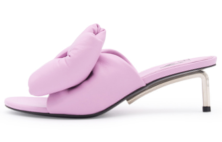 (W) Off-White Sandals 'Light Pink Bow'