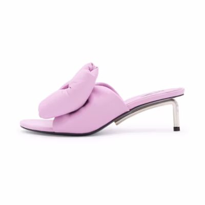 (W) Off-White Sandals 'Light Pink Bow'