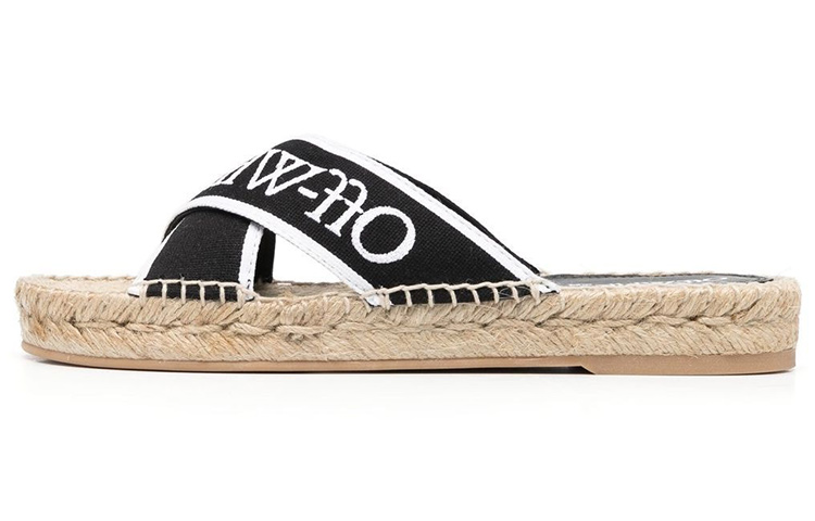 Buy (W) Off-White Sandal 'Black Fashion' OWIB012S23FAB0011001