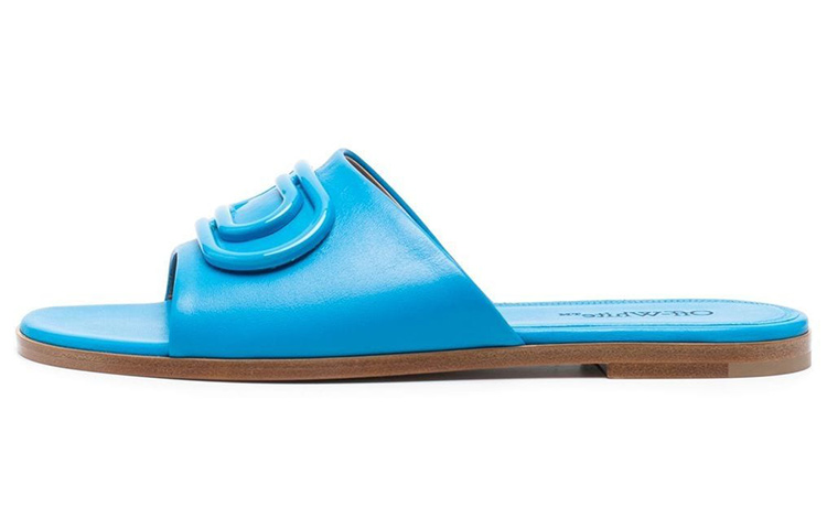 (W) Off-White Slide 'Blue'