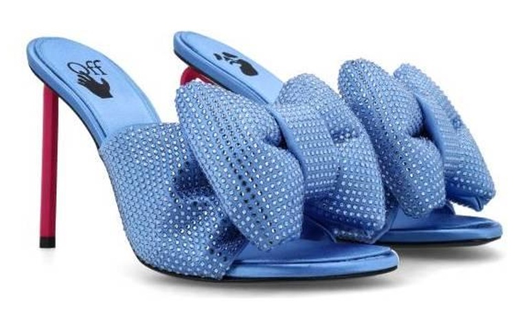 (W) Off-White Slide 'Blue Fashion Sandal' 圖 4