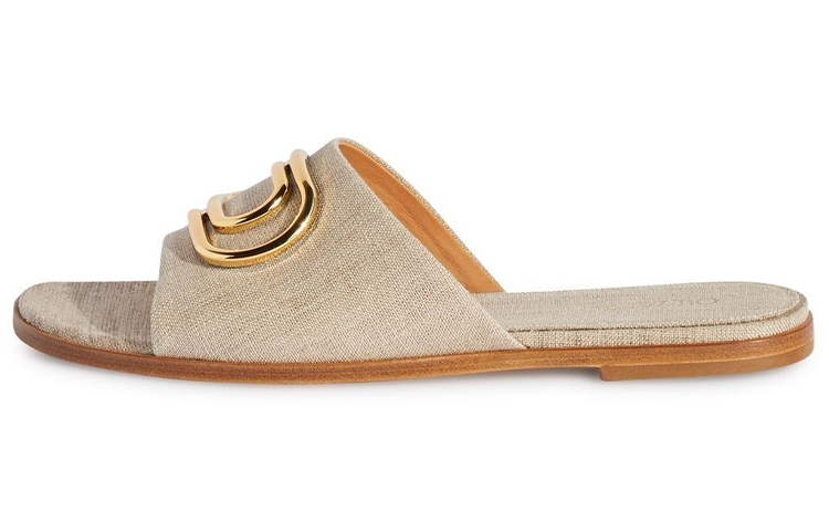 (W) Off-White Slides 'Linen'