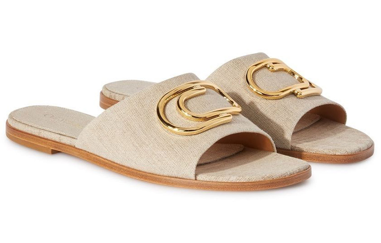 (W) Off-White Slides 'Linen' 圖 2