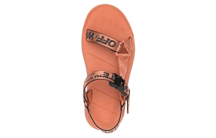 (W) Off-White Slides 'Orange Fabric' 圖 4