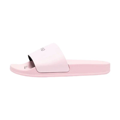 (W) Off-White Slides 'Pink Logo Print'