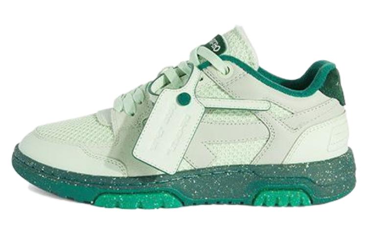 (W) Off-White Slim Out Of Office Low-Top Sneaker 'Green'