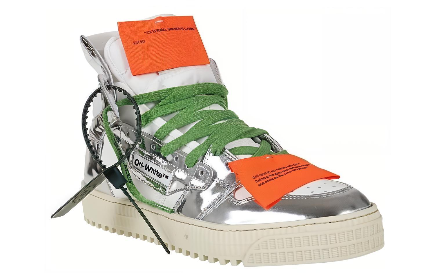 (W) Off-White Sneakers Low 'Silver White' 圖 3