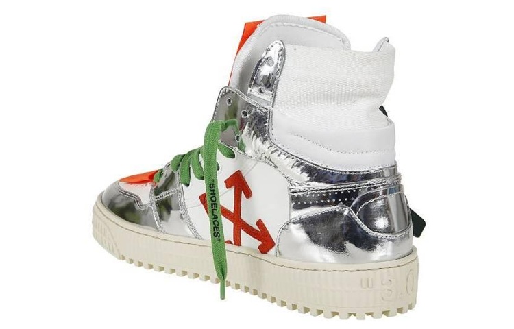 (W) Off-White Sneakers Low 'Silver White' 圖 4