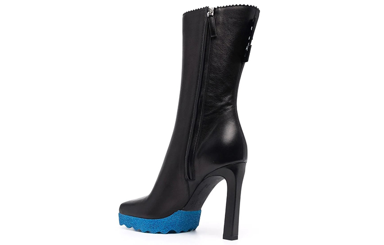 (W) Off-White Sponge Ankle Boot 'Black' 圖 3