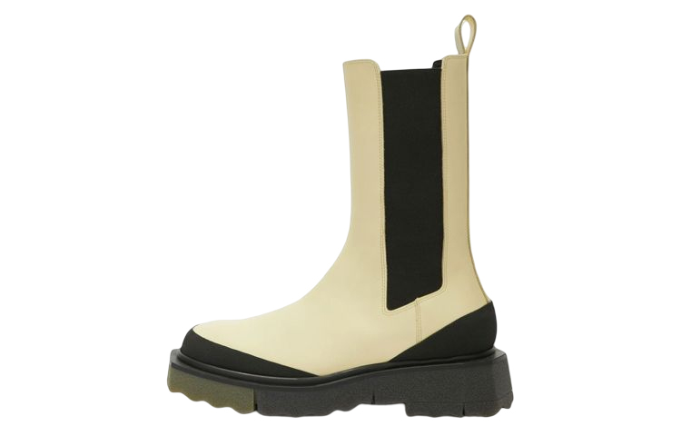 (W) Off-White Sponge Chelsea Boot 'Cream Military'