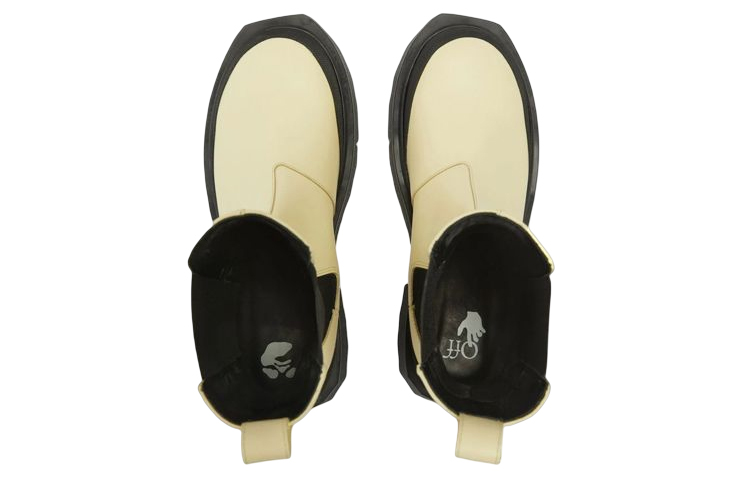 (W) Off-White Sponge Chelsea Boot 'Cream Military' 圖 5