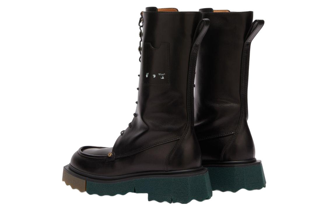 (W) Off-White Sponge Combat Boot 'Black' 圖 4