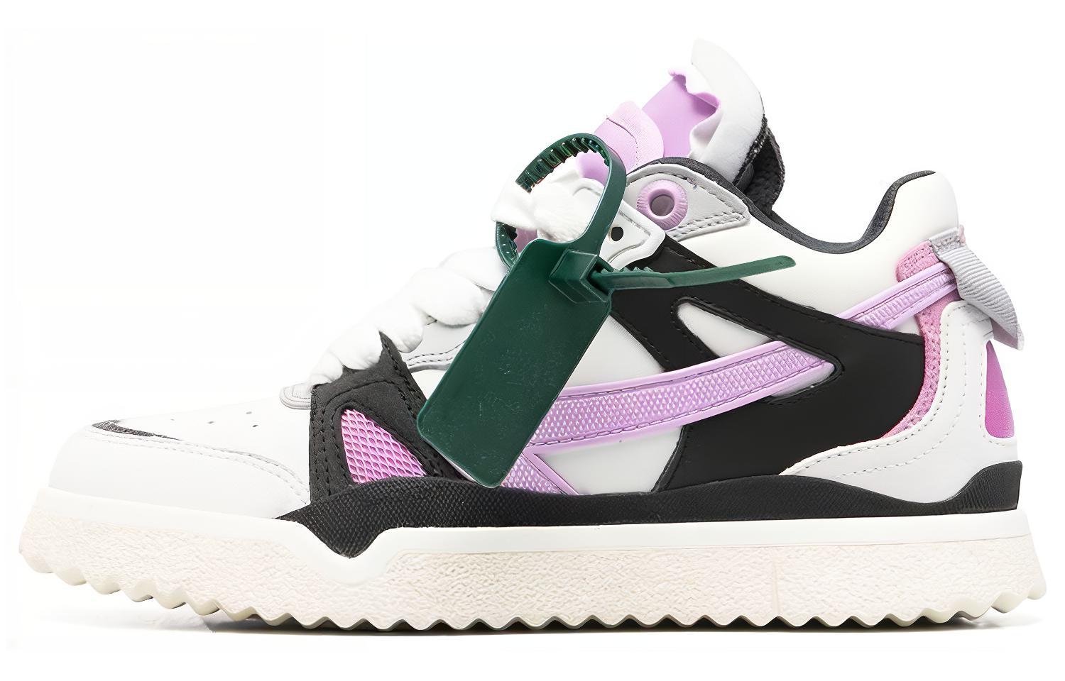 (W) Off-White Sponge Mid 'White Black Pink'