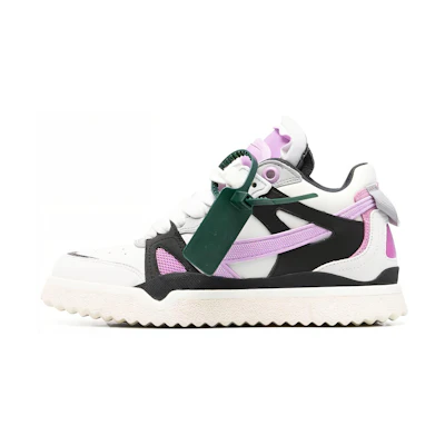 (W) Off-White Sponge Mid 'White Black Pink'