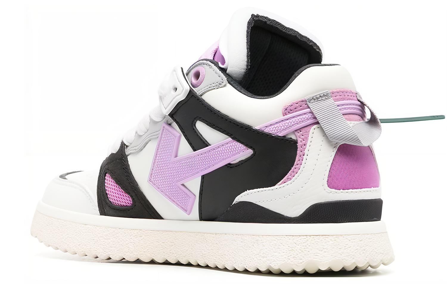 (W) Off-White Sponge Mid 'White Black Pink' 圖 4