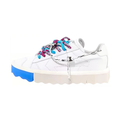 (W) Off-White Sponge Sneakers 'White Blue'