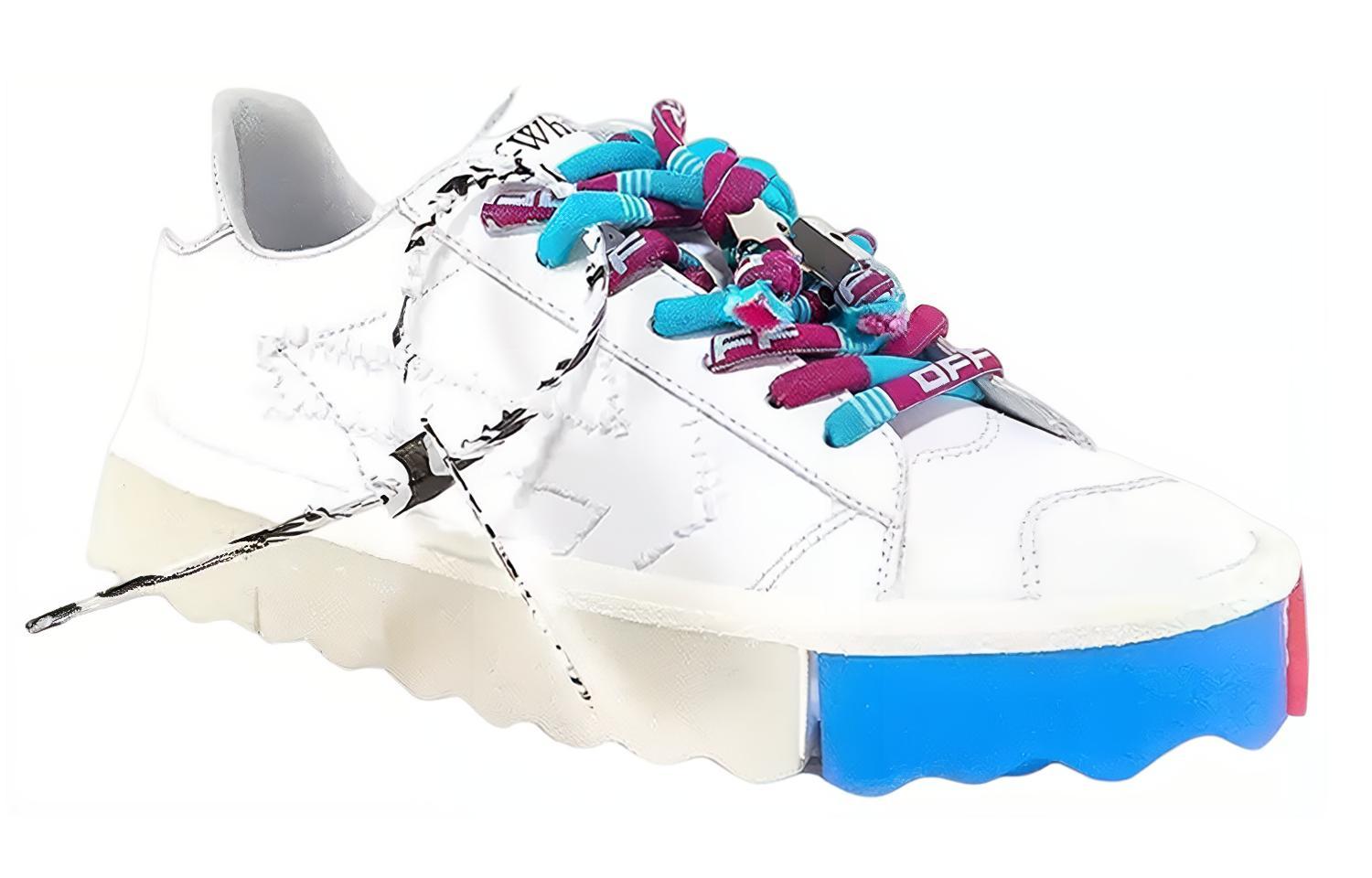 (W) Off-White Sponge Sneakers 'White Blue' 圖 2