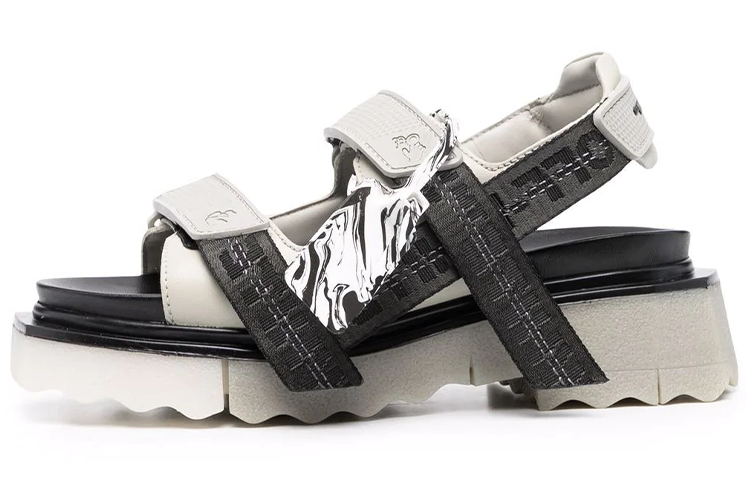 (Women) Off-White Sponge Trek Strap Sandal 'Beige' OWIH013F21LEA001-6110