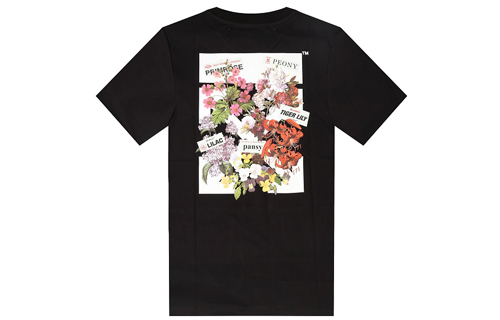 (Women) OFF-WHITE SS19 Floral Arrows Print Oversized T-Shirt Black () OWAA029R187700091088 圖 2