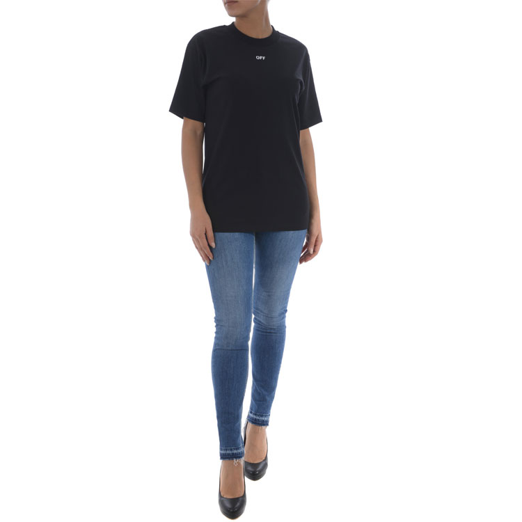 (Women) OFF-WHITE SS19 Floral Arrows Print Oversized T-Shirt Black () OWAA029R187700091088 圖 4