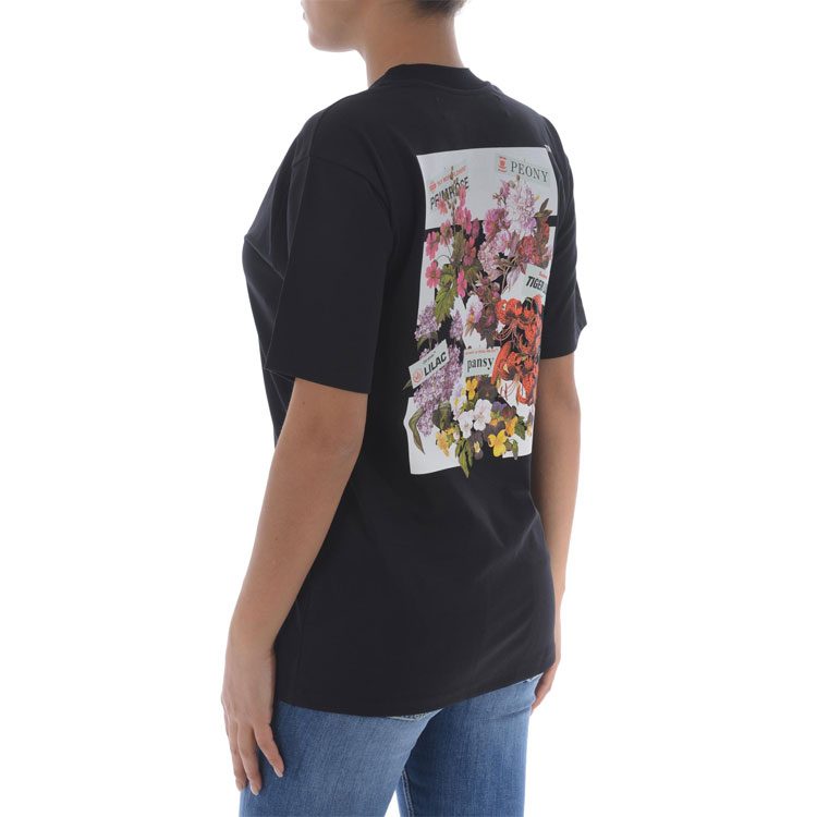 (Women) OFF-WHITE SS19 Floral Arrows Print Oversized T-Shirt Black () OWAA029R187700091088 圖 5
