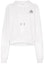 Buy (W) OFF-WHITE SS19 Sweatshirt Wanita Putih dengan Cetak Logo Belakang OWBB016R190030430110