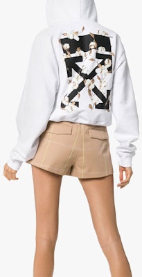 (W) OFF-WHITE SS19 Sweatshirt Wanita Putih dengan Cetak Logo Belakang OWBB016R190030430110 Purchase (W) OFF-WHITE SS19 Sweatshirt Wanita Putih dengan Cetak Logo Belakang OWBB016R190030430110