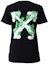 Buy (W) OFF-WHITE SS20 Coral Arrow Logo Baju Hitam OWAA049R20B070391001