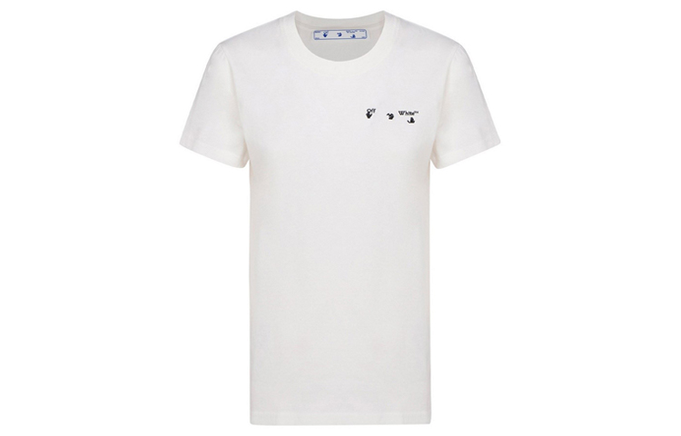 Lookbook (W) OFF-WHITE SS21 箭頭後背圖案純棉T恤 白色 OWAA049R21JER0010331