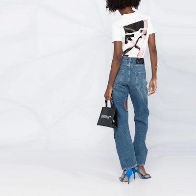 (W) OFF-WHITE SS21 箭頭後背圖案純棉T恤 白色 OWAA049R21JER0010331 Purchase (W) OFF-WHITE SS21 箭頭後背圖案純棉T恤 白色 OWAA049R21JER0010331