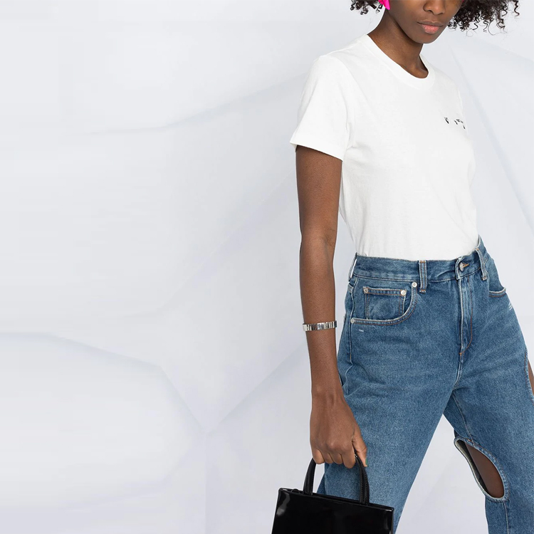 Details for (W) OFF-WHITE SS21 箭頭後背圖案純棉T恤 白色 OWAA049R21JER0010331