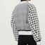 Shop (W) 오프화이트 SS21 하운드투스 로고 재킷 바시티 스타일 야구 봄버 여성용 0WEA143E18A740739901