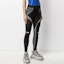 Sizing (W) Leggings Negros de Parchwork con Logo OFF-WHITE SS21 para Mujer OWVG020R21KNI0011001