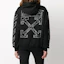 Purchase (W) OFF-WHITE SS21 Hoodie Oversized Hitam Motif Polos Loose Fit. OWBB032S20FLE0031001