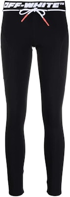 (W) オフホワイト SS22 ロゴテープ スリムフィットブラックレギンス OWVG035C99JER0011000 Buy (W) オフホワイト SS22 ロゴテープ スリムフィットブラックレギンス OWVG035C99JER0011000