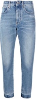 (Women) OFF-WHITE SS22 Tapered Ankle Jeans Women. OWYA032C99DEN0054501 (Women) OFF-WHITE SS22 Tapered Ankle Jeans Women. OWYA032C99DEN0054501