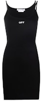 (Women) OFF-WHITE SS22 Y2K Graphic Sleeveless Dress Black OWDB304C99JER0011001 (Women) OFF-WHITE SS22 Y2K Graphic Sleeveless Dress Black OWDB304C99JER0011001