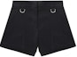 Order (W) OFF-WHITE SS24 Mujer Shorts Negros Cintura Baja Holgados Casual. OWCS003S24FAB0011000