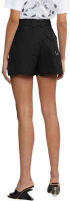 (W) OFF-WHITE SS24 Mujer Shorts Negros Cintura Baja Holgados Casual. OWCS003S24FAB0011000 Details for (W) OFF-WHITE SS24 Mujer Shorts Negros Cintura Baja Holgados Casual. OWCS003S24FAB0011000