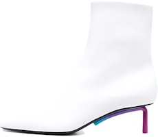 (Women) Off-White Stiletto Ankle Boots 'White' OWID015S22LEA0020137 (Women) Off-White Stiletto Ankle Boots 'White' OWID015S22LEA0020137
