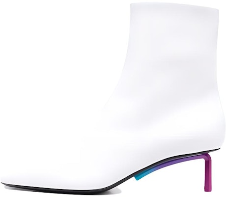 (Women) Off-White Stiletto Ankle Boots 'White' OWID015S22LEA0020137 Buy (Women) Off-White Stiletto Ankle Boots 'White' OWID015S22LEA0020137