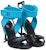 (W) Off-White Stiletto Mule 'Biru Hitam' OWIA198R20H160683900