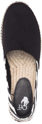 (Women) Off-White Stripes Flat Espadrilles 'Black' OWIB009S22FAB001-1001 Lookbook (Women) Off-White Stripes Flat Espadrilles 'Black' OWIB009S22FAB001-1001