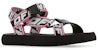 (W) Off-White Trek Logo Sandal 'Hitam Merah Jambu' OWIH007S21FAB0011001