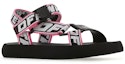 Order (W) Off-White Trek Logo Sandal 'Hitam Merah Jambu' OWIH007S21FAB0011001