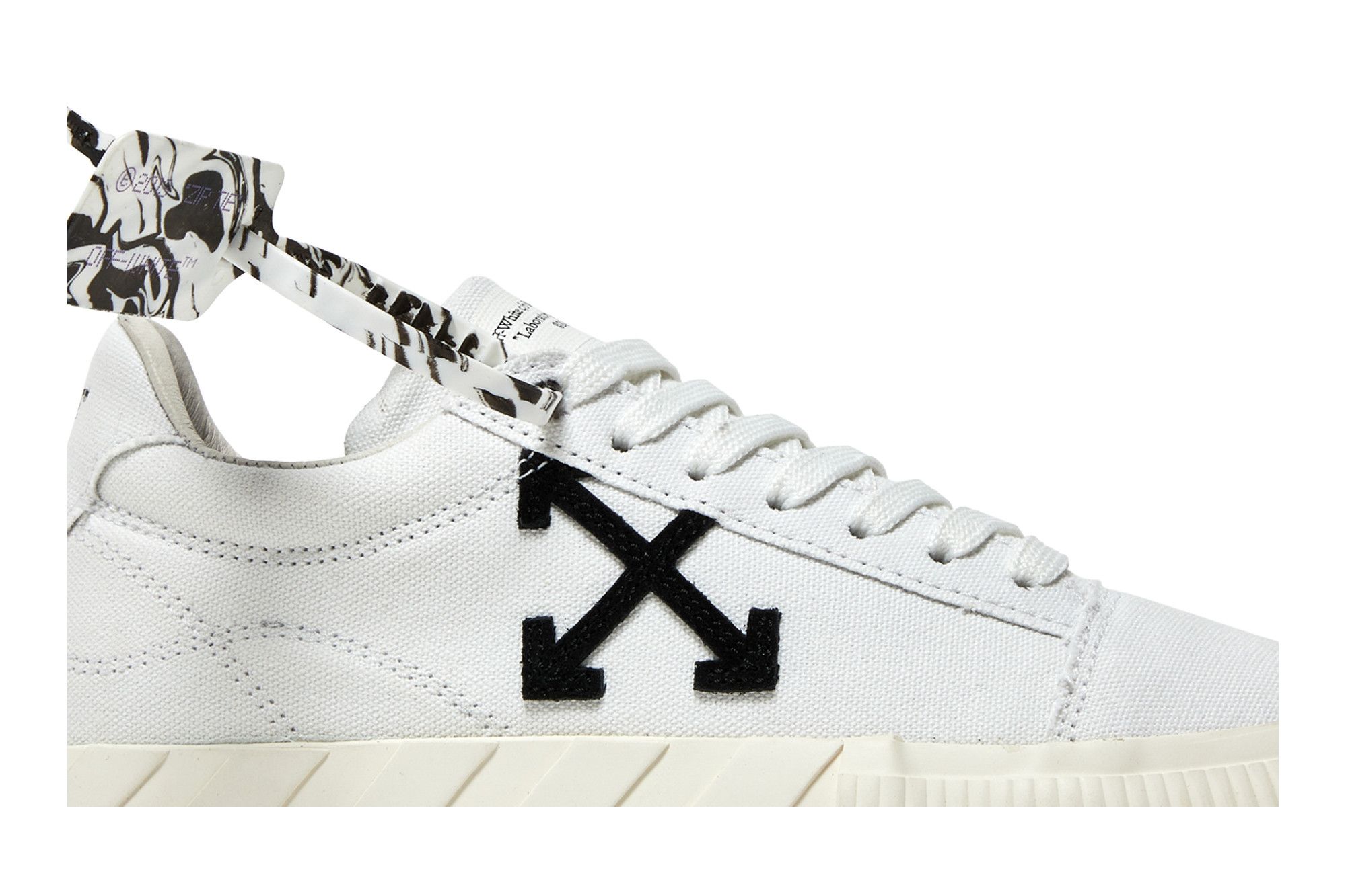Order (W) Sneaker Off-White Vulc Eco ''Bianco Nero''. OWIA178F21FAB0020110